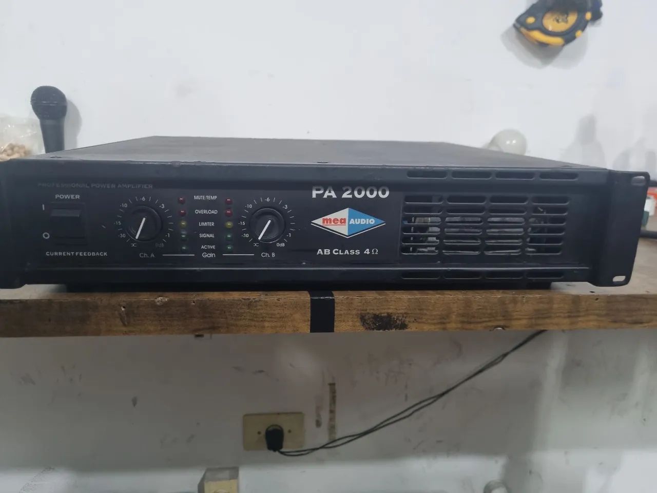 Potência mea áudio PA2000