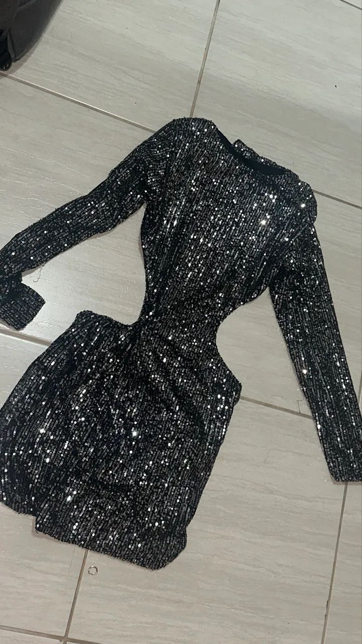 Vestido paetê costas abertas NAAH STORE - Foto 2