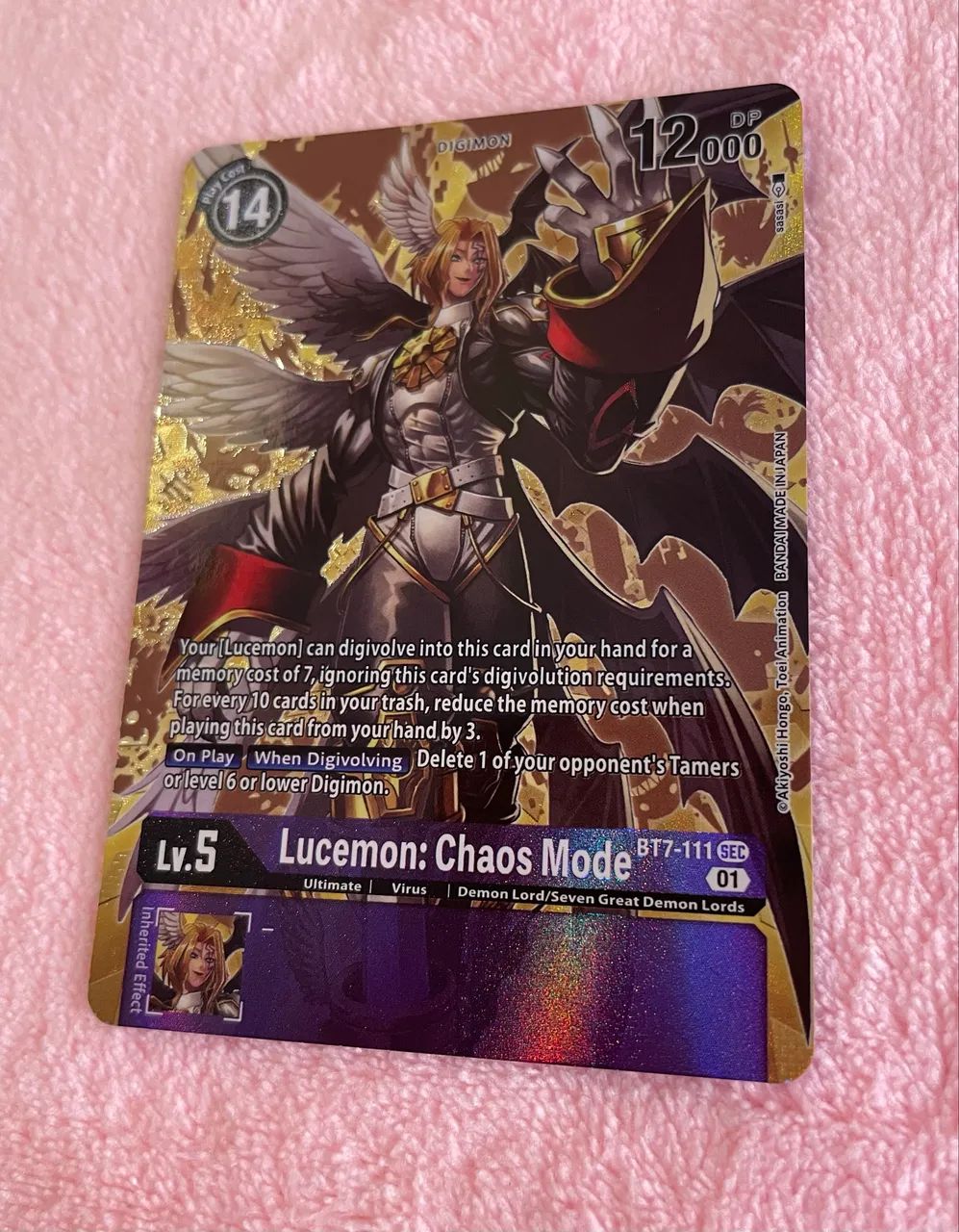 Lucemon Chaos Mode BT7-111 Digimon TCG - Foto 2
