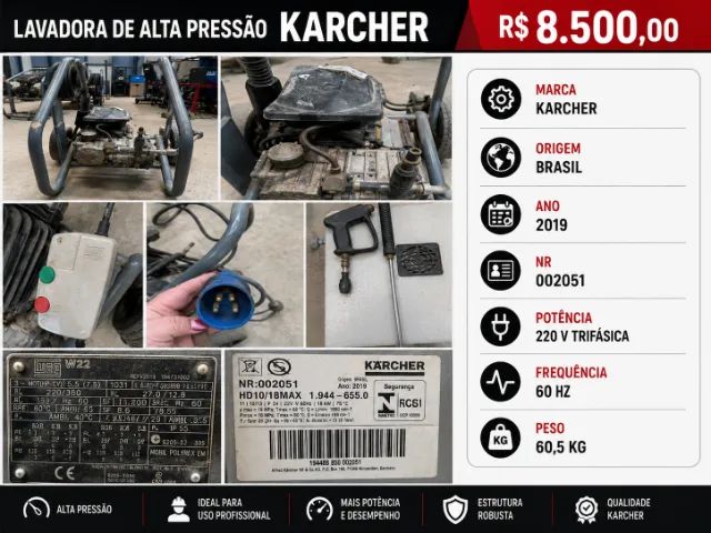 Lavadora de Alta Pressão