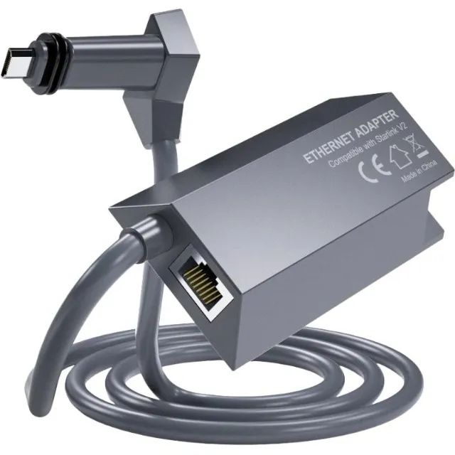 Adaptador Ethernet Starlink V2 Internet Rede Rj45 Satélite