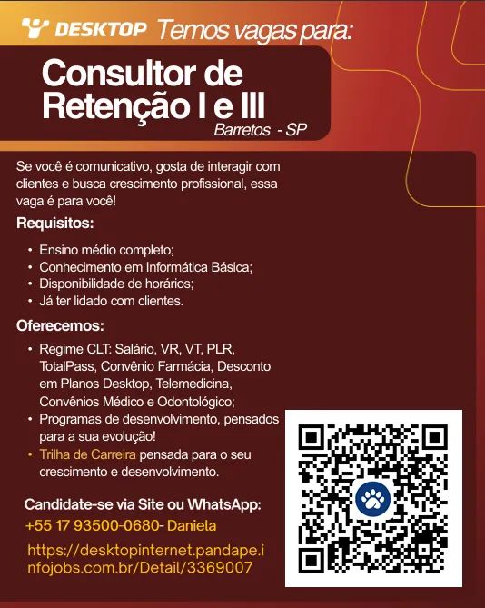 Consultor de Retenção
