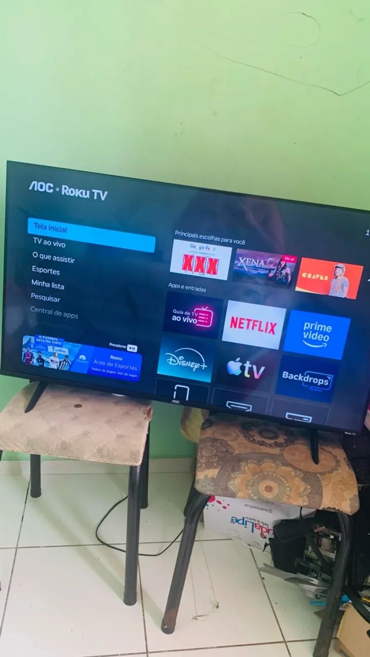 Tv 43 polegadas 1 mês de uso 