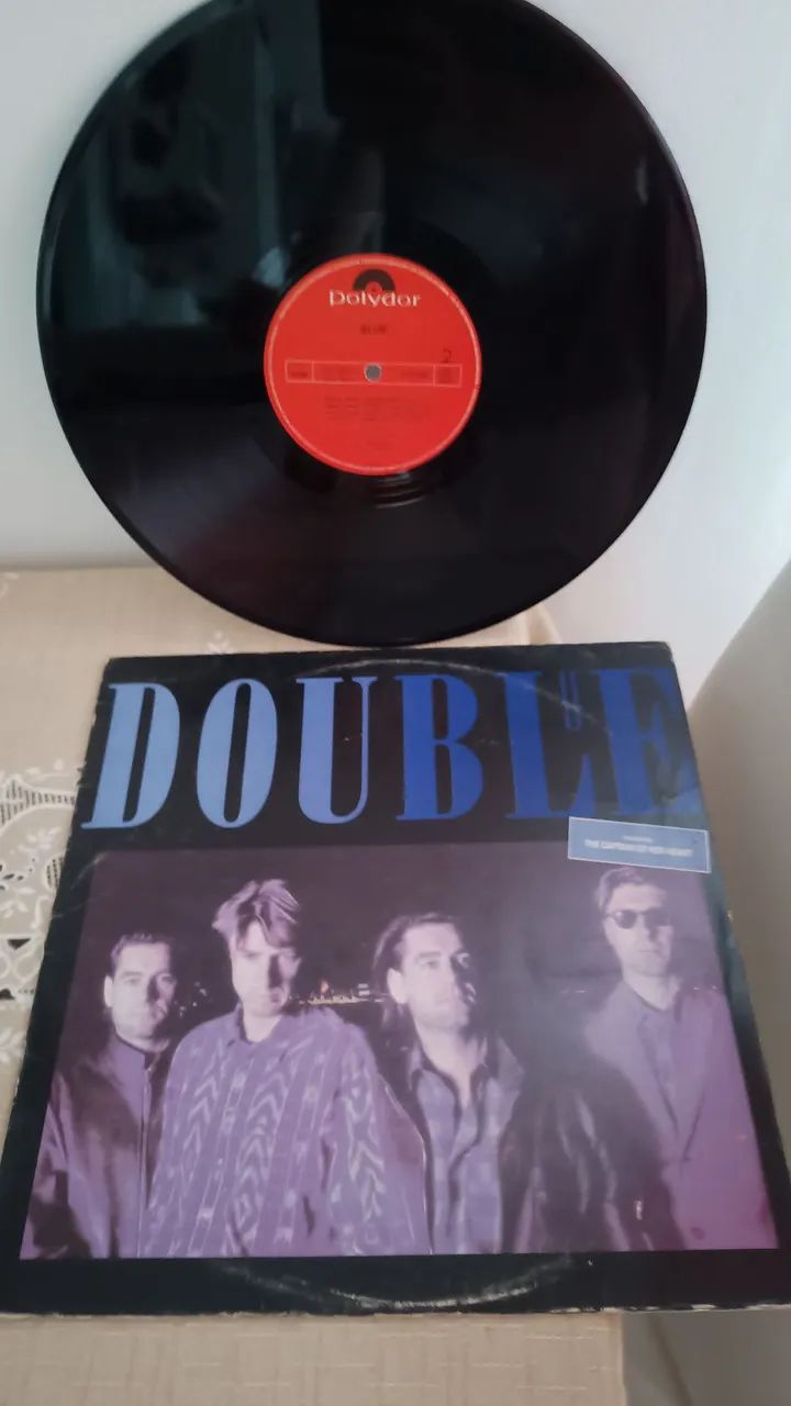 LP disco de vinil Double - Blue com encarte 