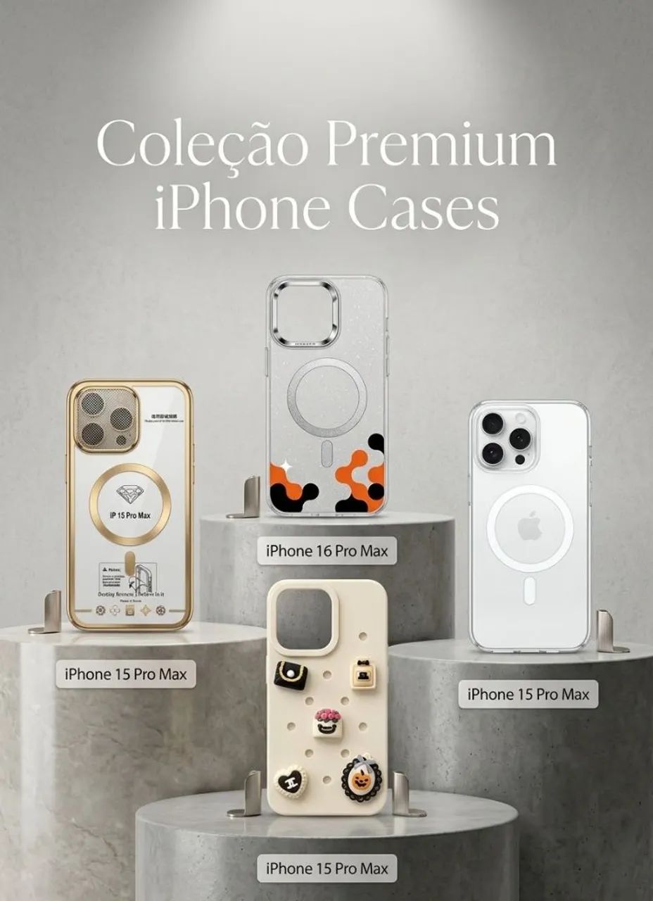 Capinhas de Iphone 15 Pro e 16 Pro