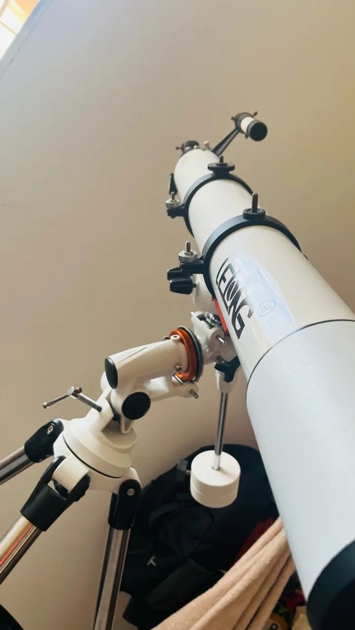 Telescópio Profissional Lelong Refrator 90080 - Foto 5