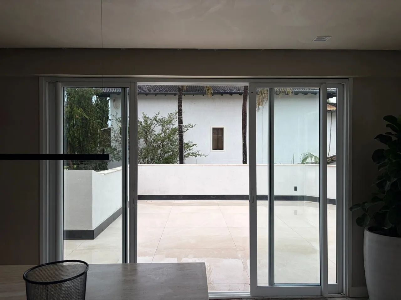 Porta de Vidro/alumínio 4 folhas