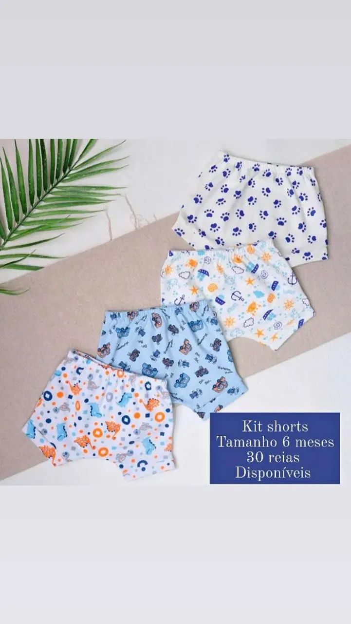 Shorts  infantil chamar * 