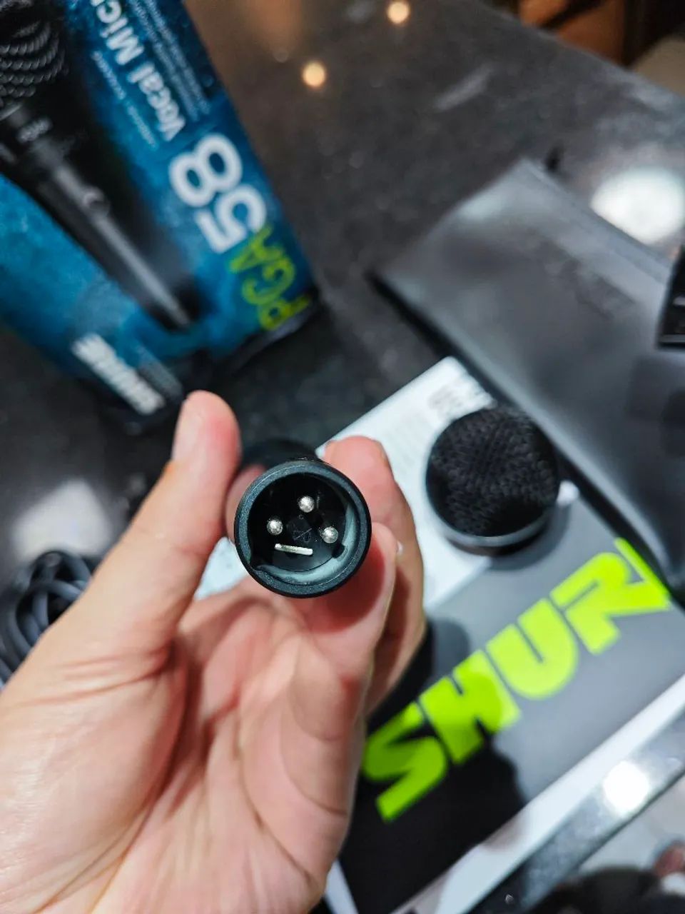 MICROFONE SHURE PGA58 DINÂMICO - Foto 5