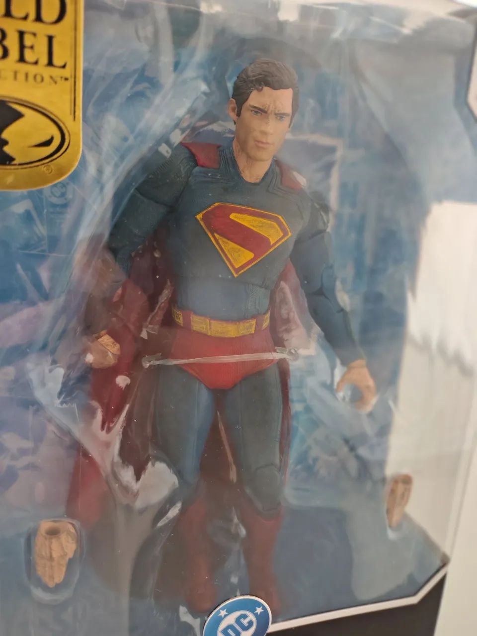 BONECO SUPERMAN BATTLE DAMAGE GOLD LABEL MCFARLANE  - Foto 3