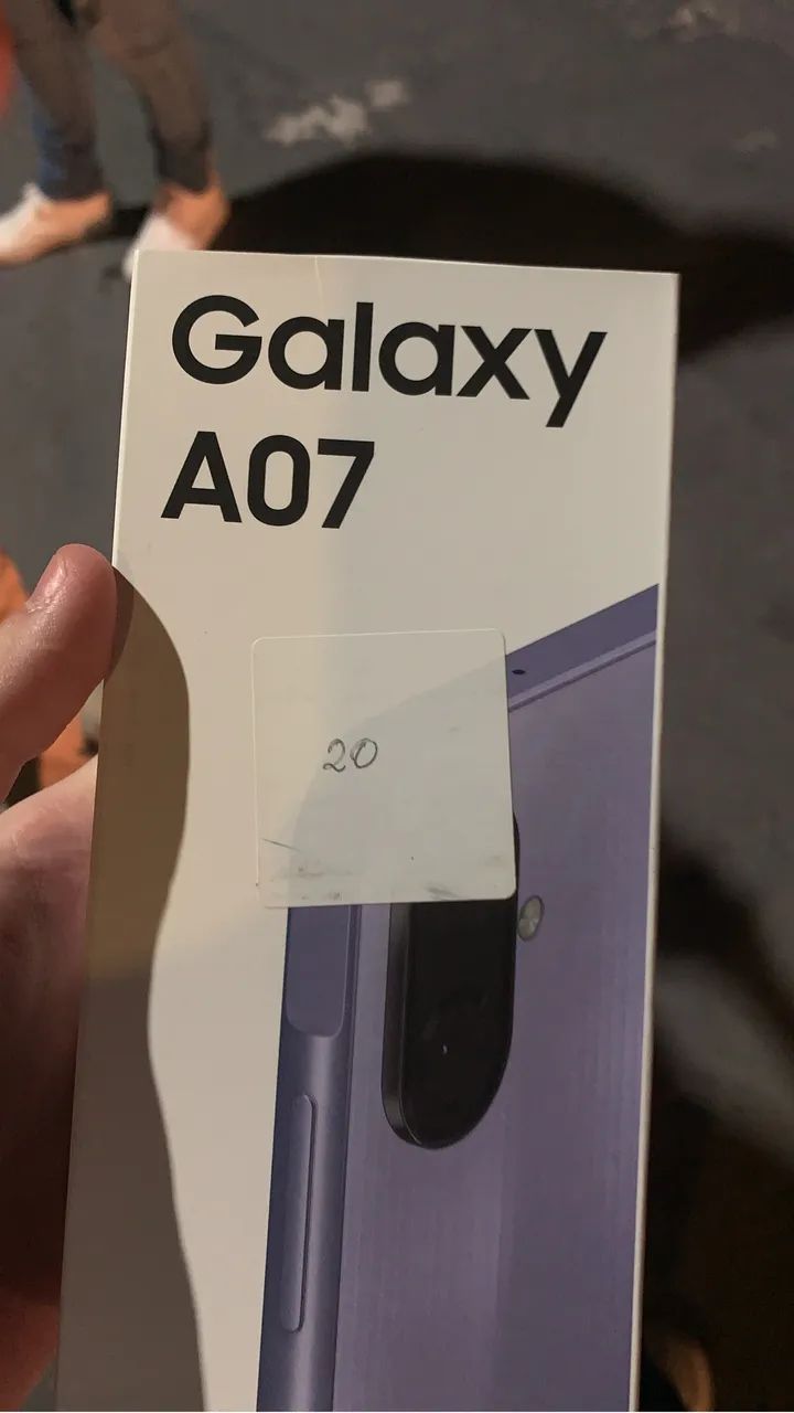 Vendo ou troco A07 128GB roxo - Foto 2