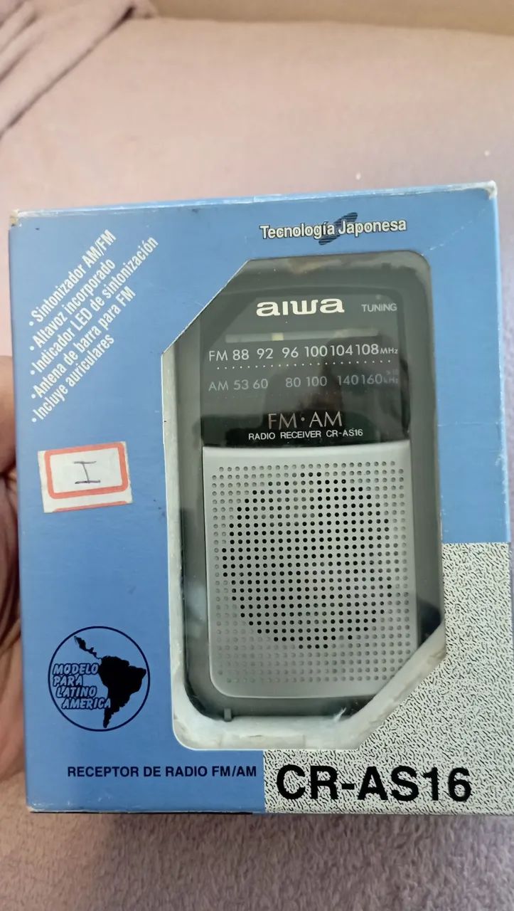 Rádio portátil aiwa CR-AS 16 ANTIGO 