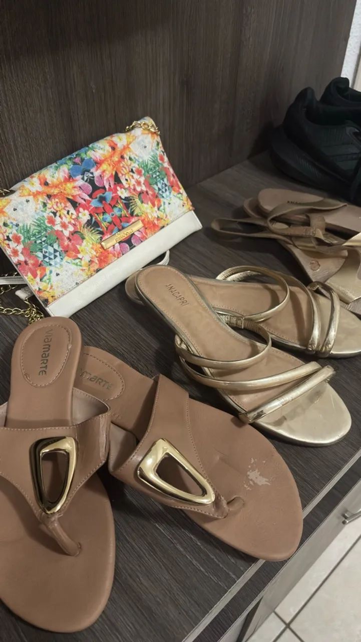 Desapego 4 pares + 2 bolsas - Foto 2
