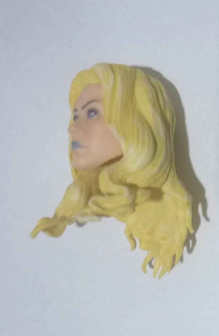 Cabeça (Head) Emma Frost X-men Marvel Legends Hasbro Original (Usado) - Foto 2