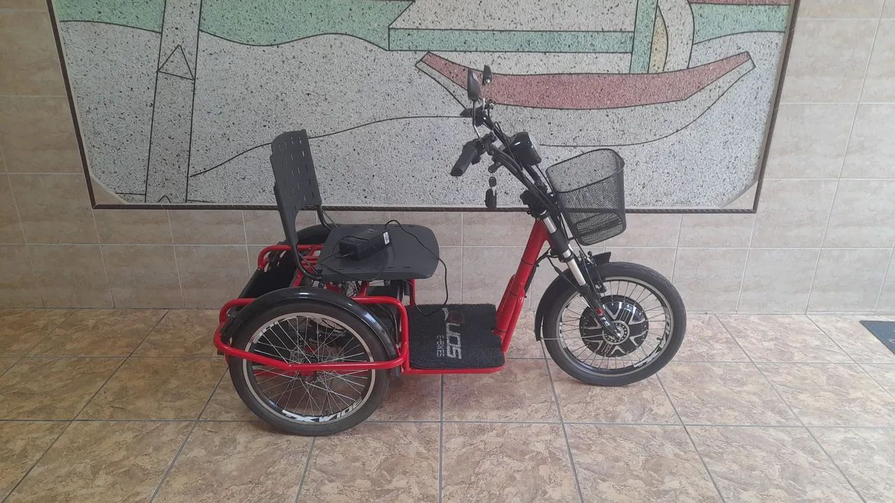 TRICICULO ELETRICO DUOS ECOBIKE - Foto 2