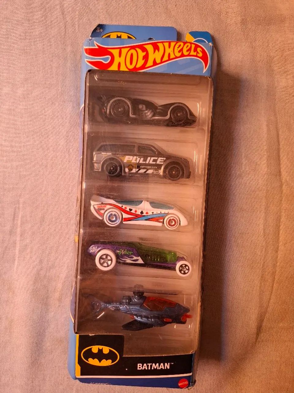 5 Pack hotwheels batman batmobile