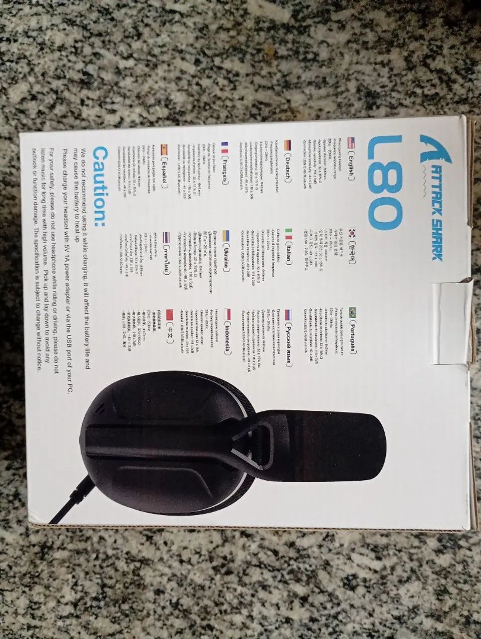 Headset attack shark L80  - Foto 3