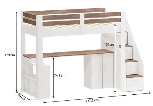 Cama alta infantil  - Foto 2