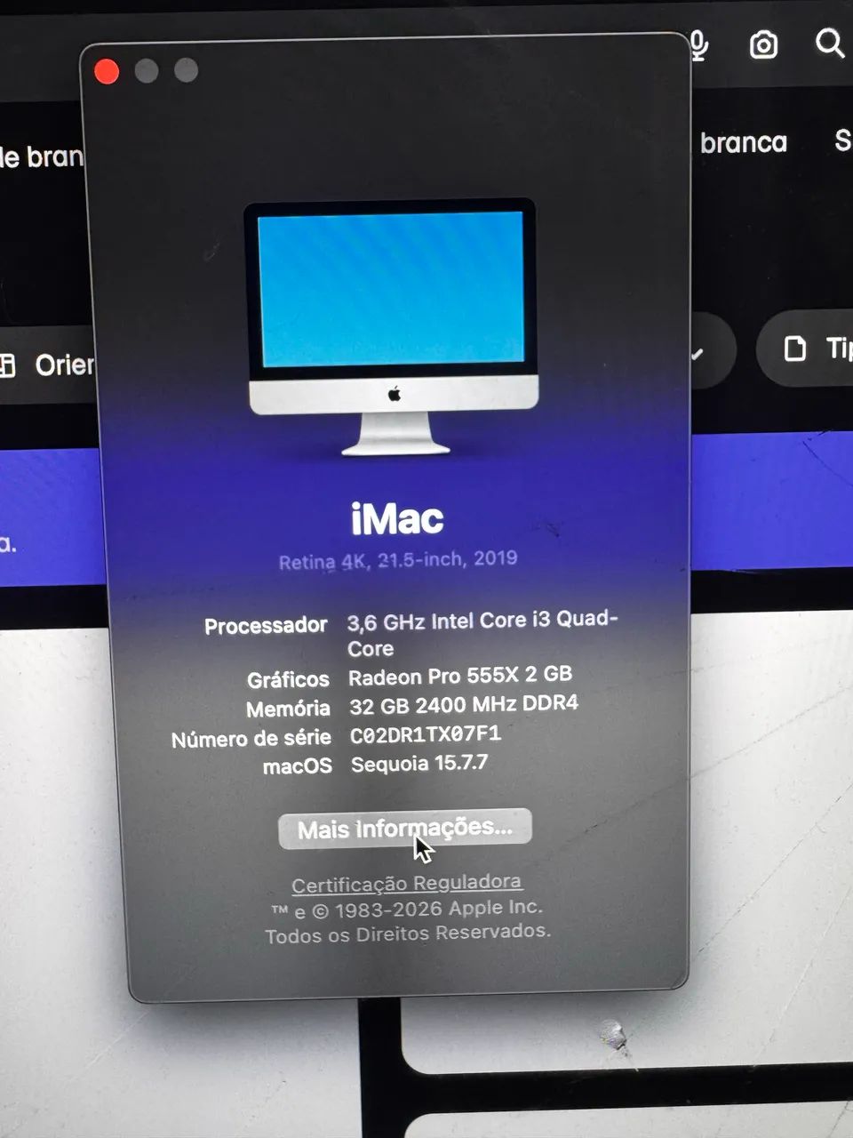 iMac 4k 2019 - Foto 3