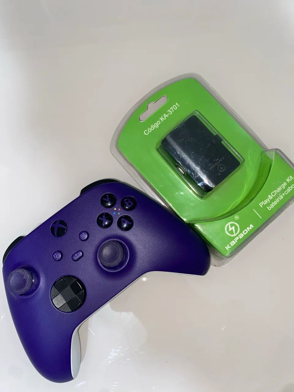 Controle Xbox Roxo - Foto 2