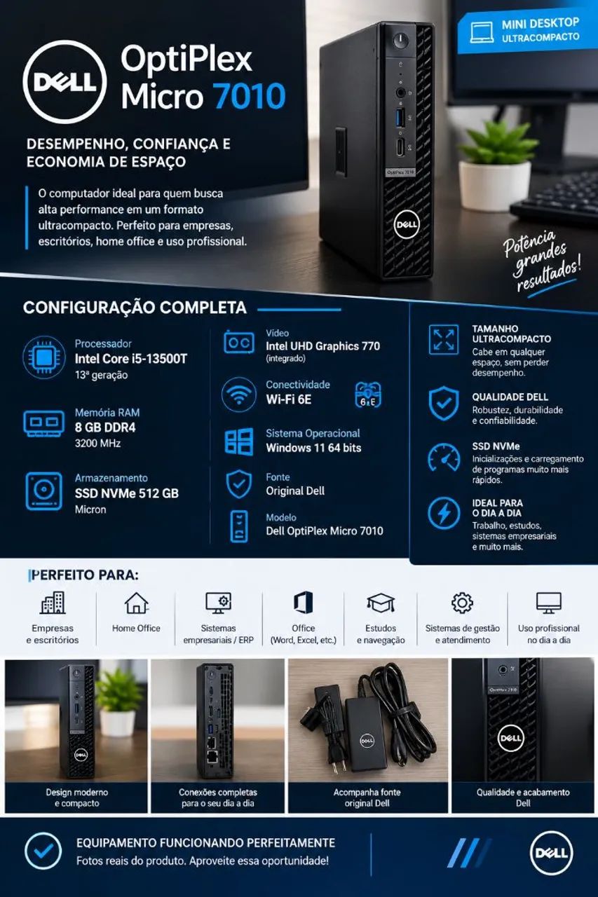 Mini desktop dell optplec 7010