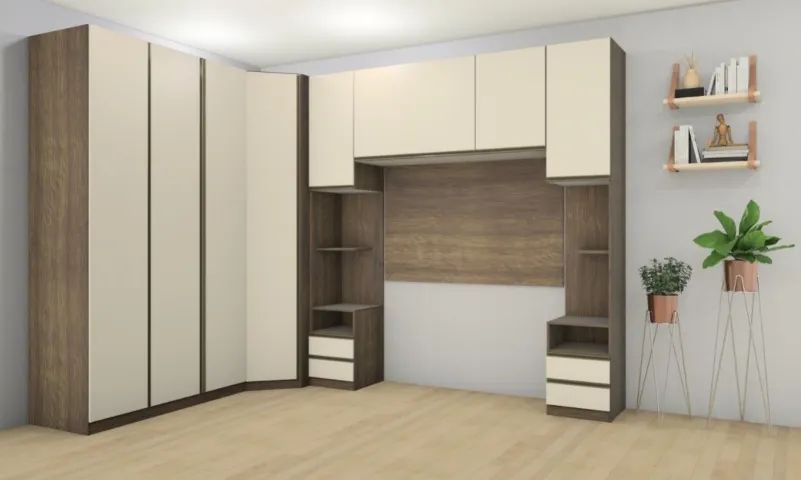 QUARTO MODULADO PROJETADO LUXO  PONTA DE ESTOQUE  - Foto 2