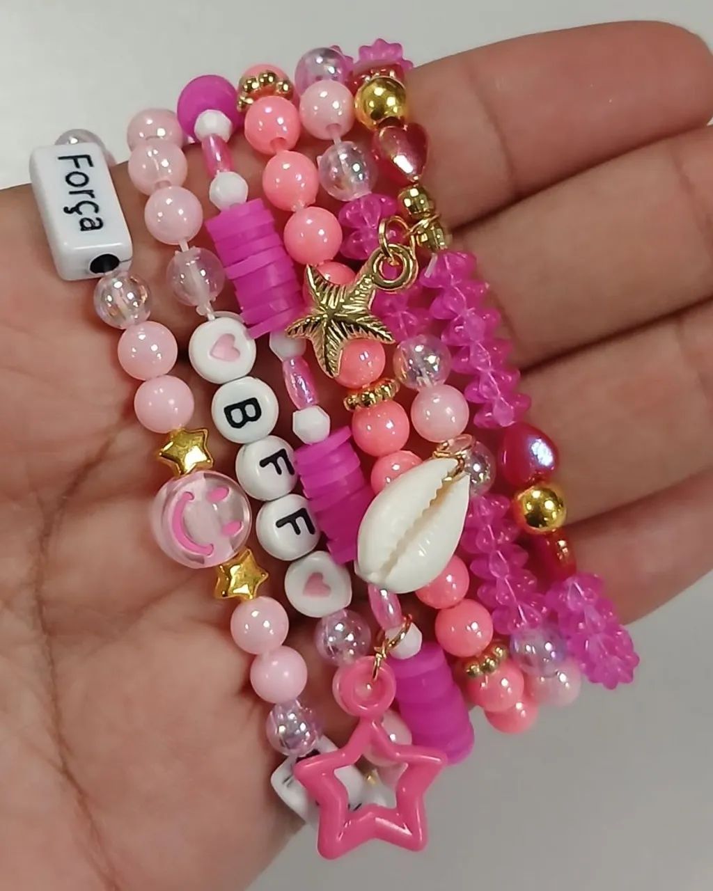 Kit com 6 pulseiras 30,00
