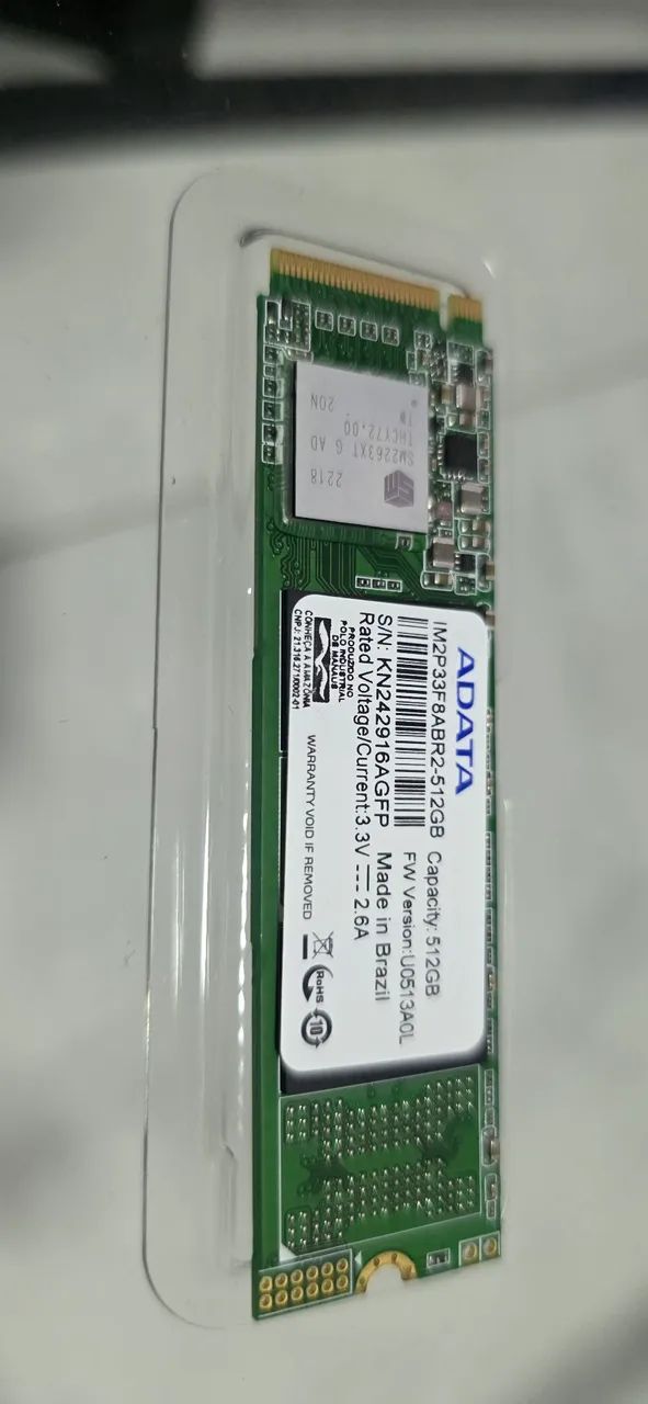 HD nVME ADATA 512GB