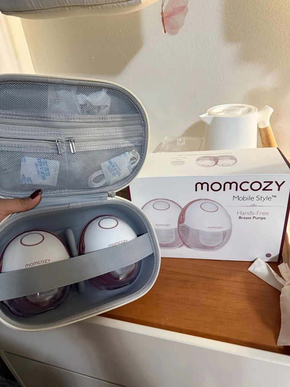 BOMBA EXTRATORA DE LEITE MOMCOZY - Foto 3
