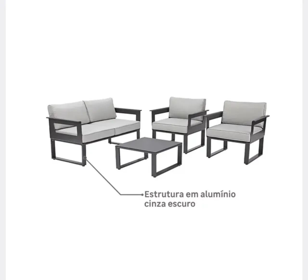 Conjunto sofás área externa  - Foto 2