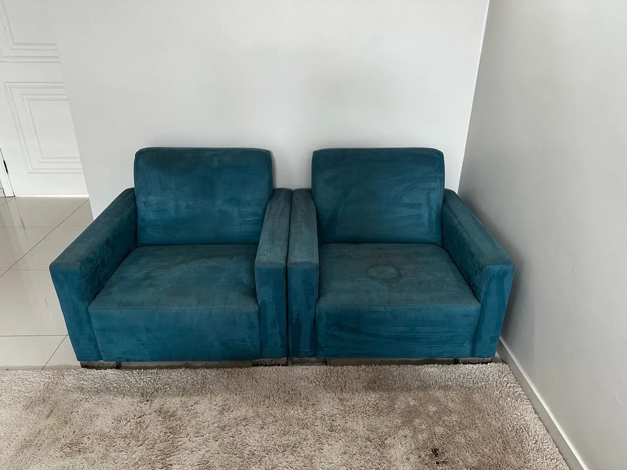 Poltronas Azul turquesa