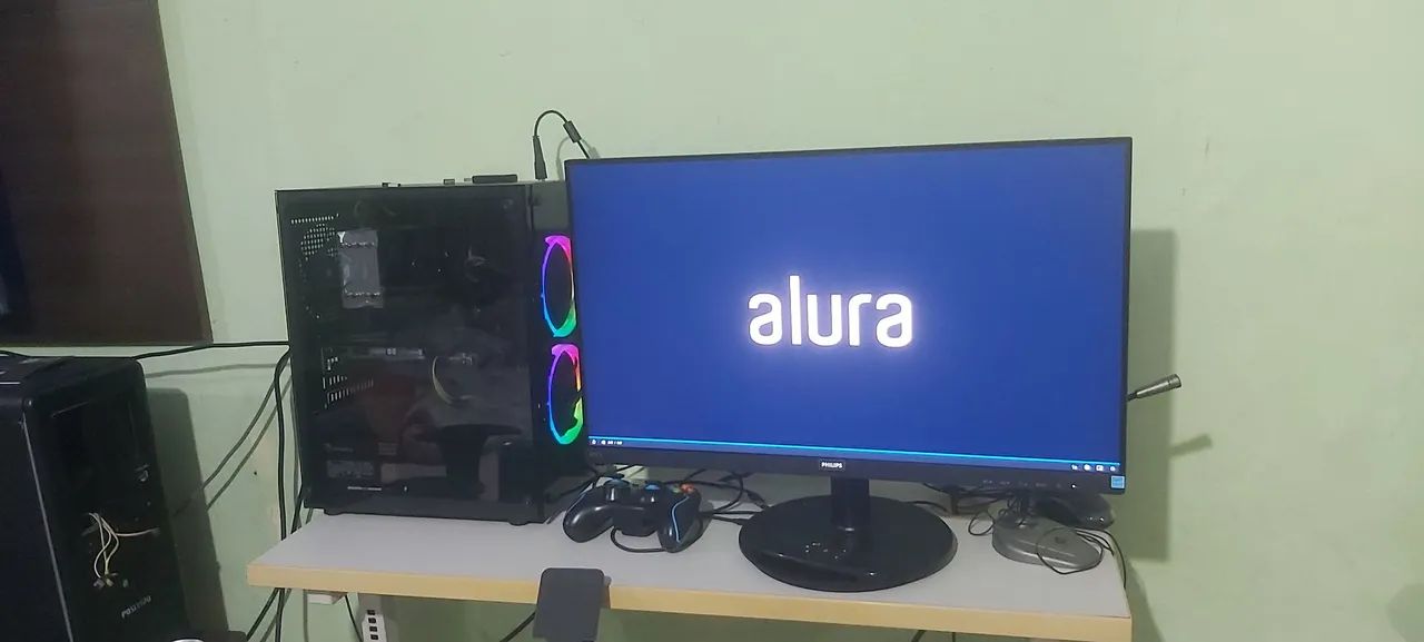 PC Gamer Lindo e Potente! Ryzen 5 + RX 6600M 8GB + 16GB RAM ? Gabinete Wise Vidro e RGB - Foto 2