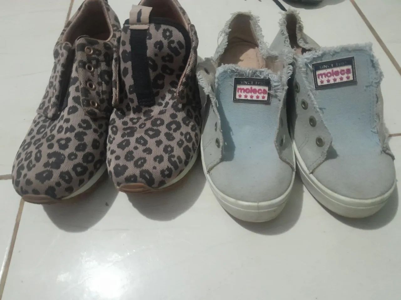 2 pares de Tênis: Moleca e Coca Cola - Tamanho 36 - Foto 3