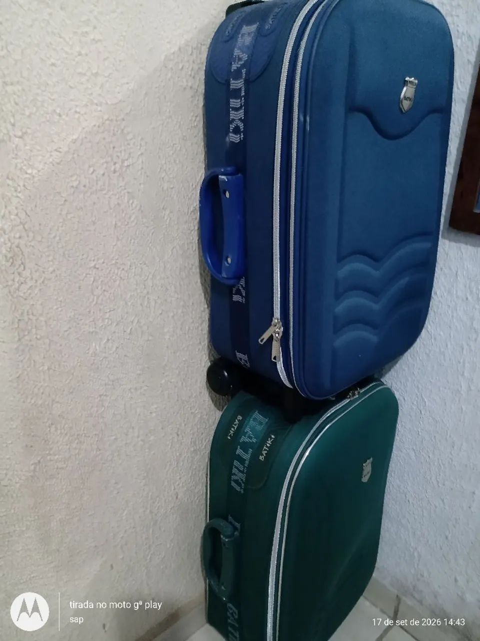 Duas malas d viagem nunca usada 