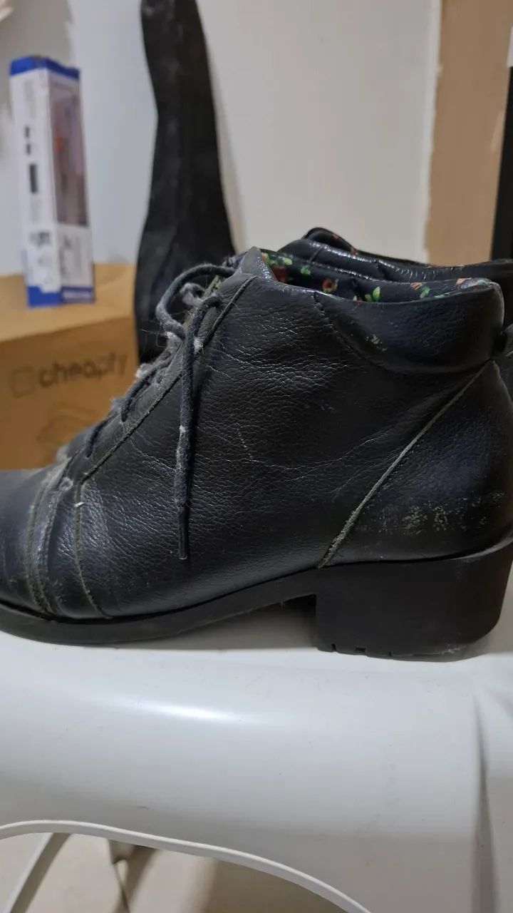 Bota de Couro n° 35 - Foto 4