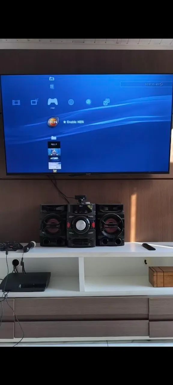 Playstation 3 Completo e Desbloqueado  - Foto 4