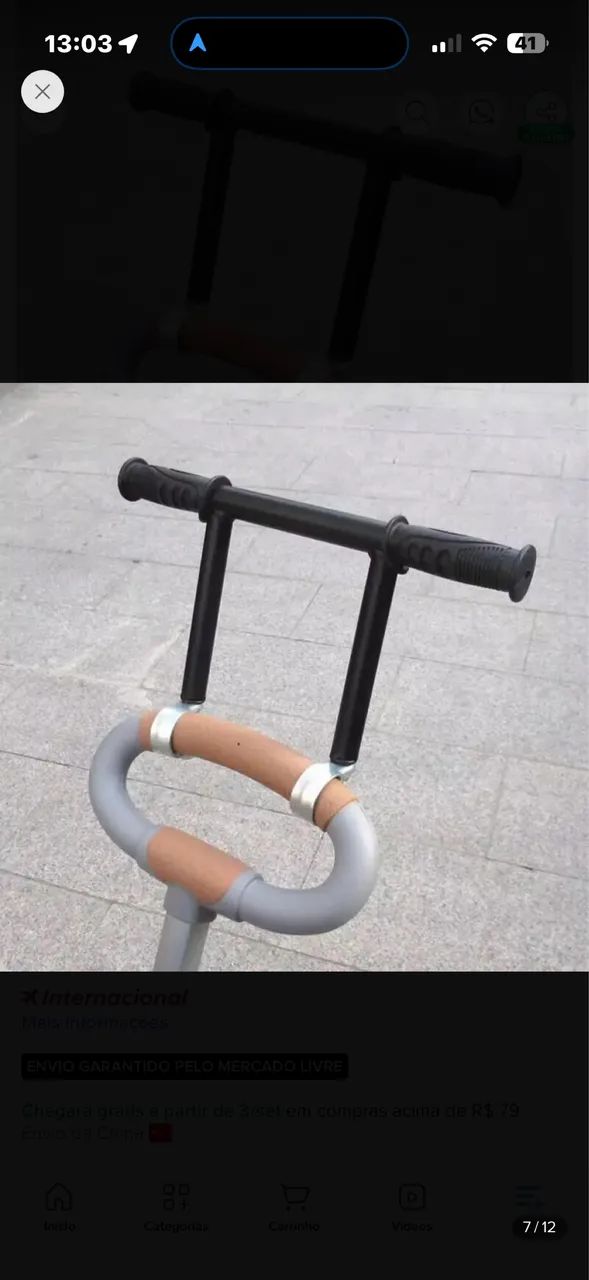 Extensor de alça de carrinho 