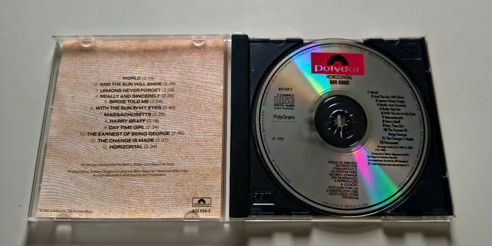 CD Bee Gees - Horizontal - Polydor Poltgram - Ind. Brasileira - Foto 3