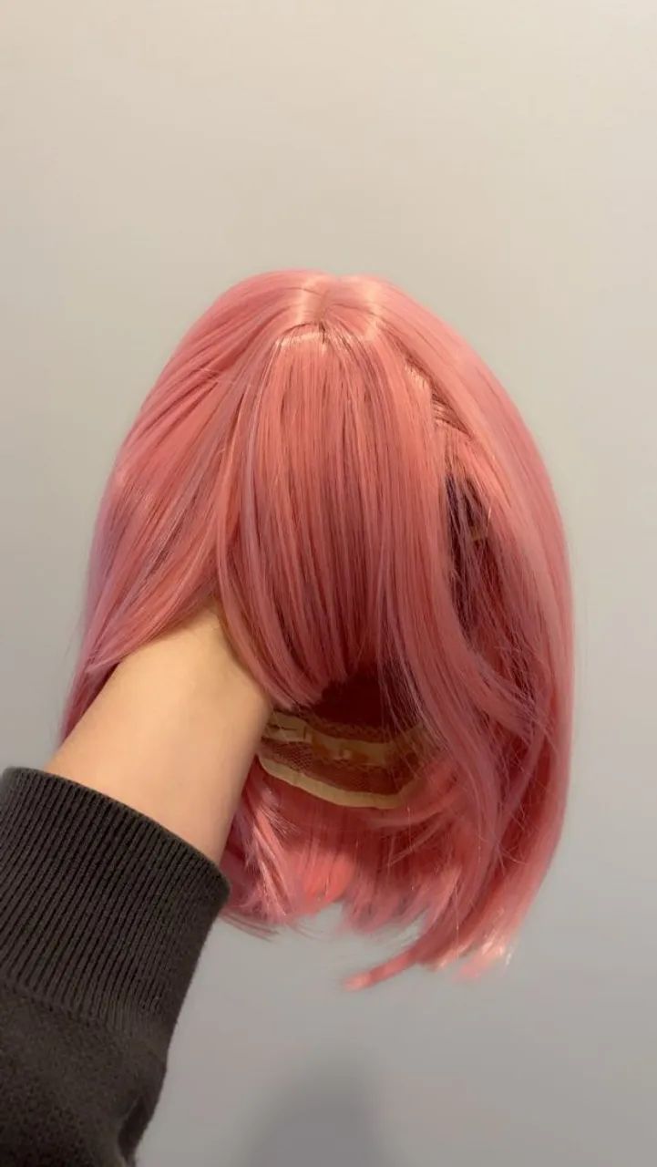 Wig rosa peruca 