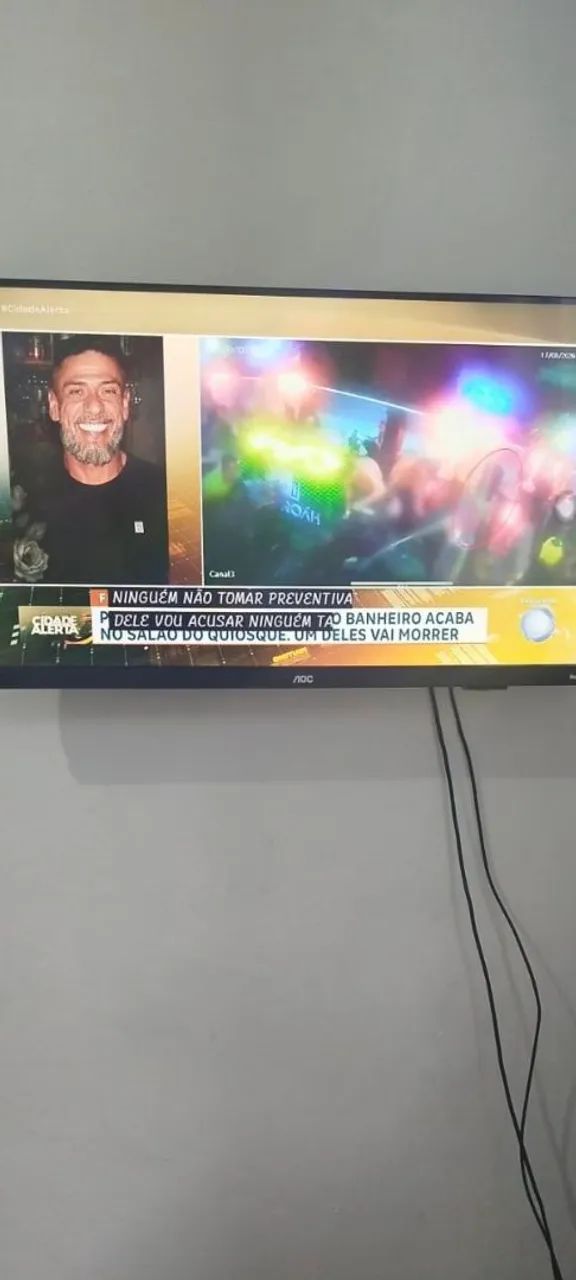 Smartv tv AOC 32 pol semi-nova em prefeito estado - Foto 2