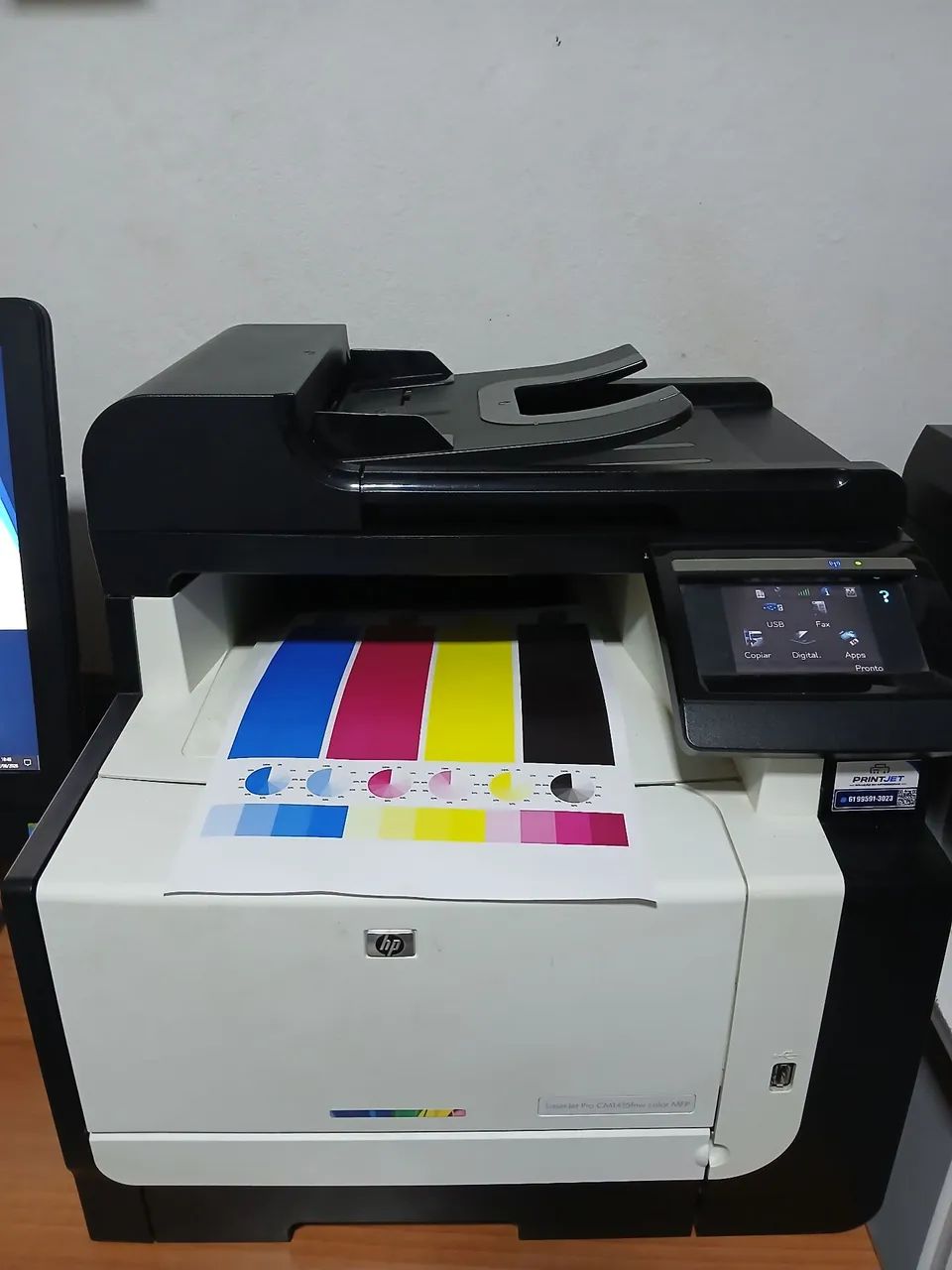 Hp laser colorida cm1415 wifi 