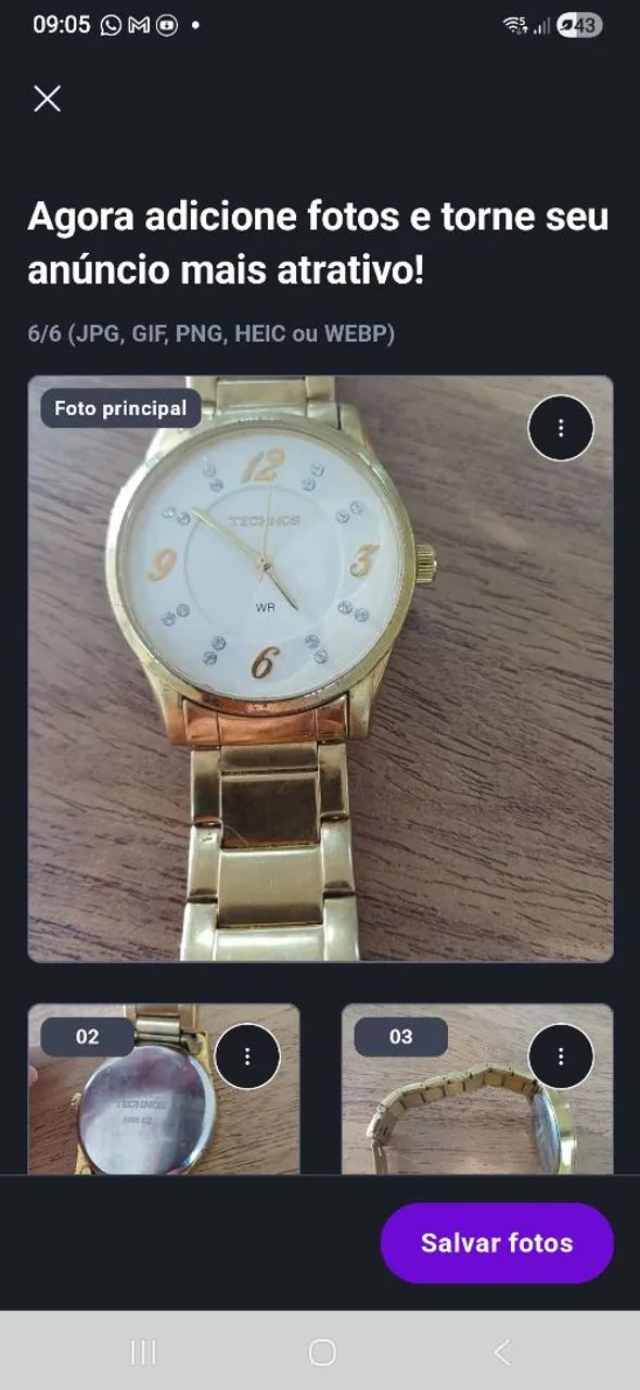 Relógio Technos original feminino 100,00 - Foto 5