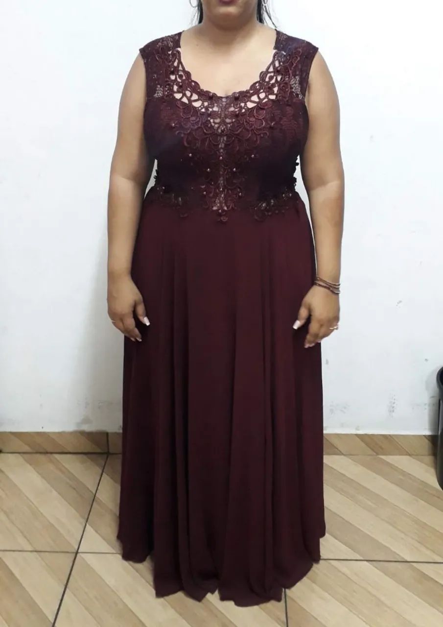 Vestido festa plus size