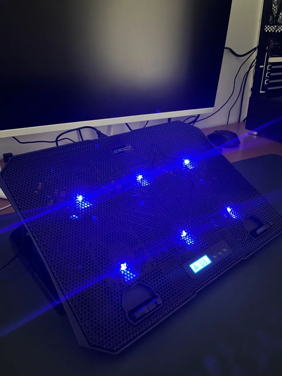 Mesa notebook com cooler nova!