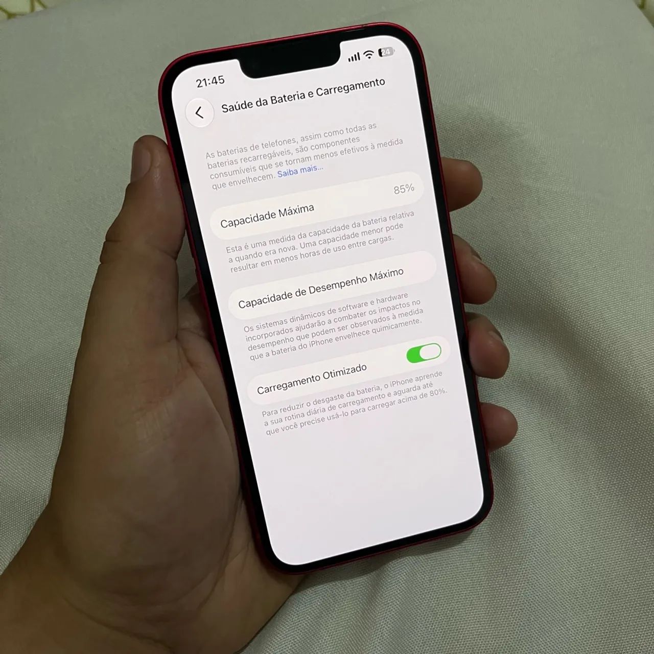 iPhone 14 Red 128GB - Foto 5