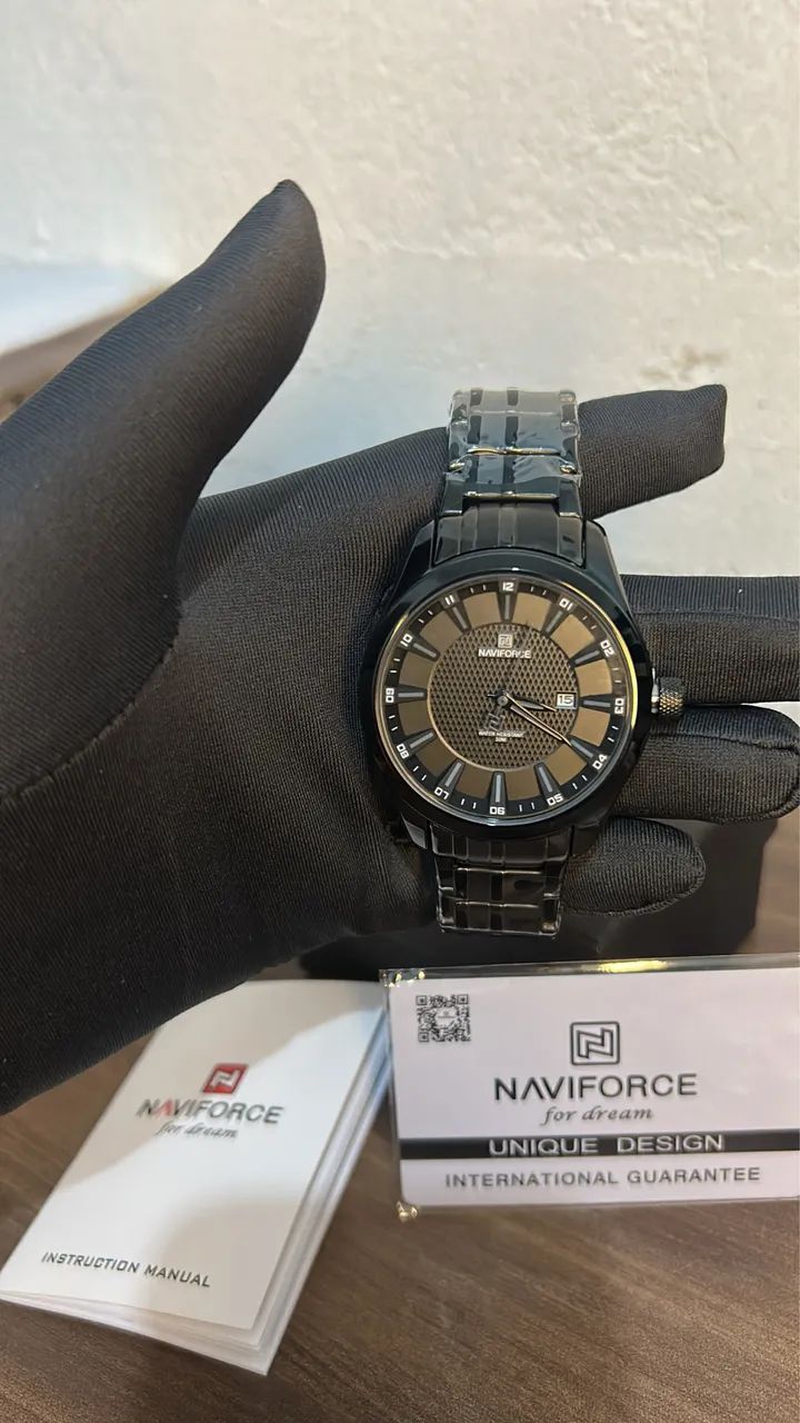 Relógio Masculino Naviforce - black  - Foto 2