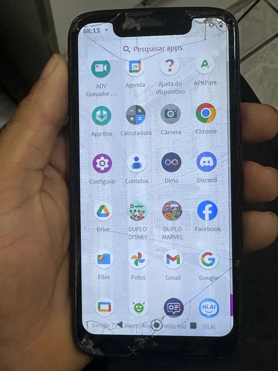 Moto g7 play tela trincada  - Foto 3