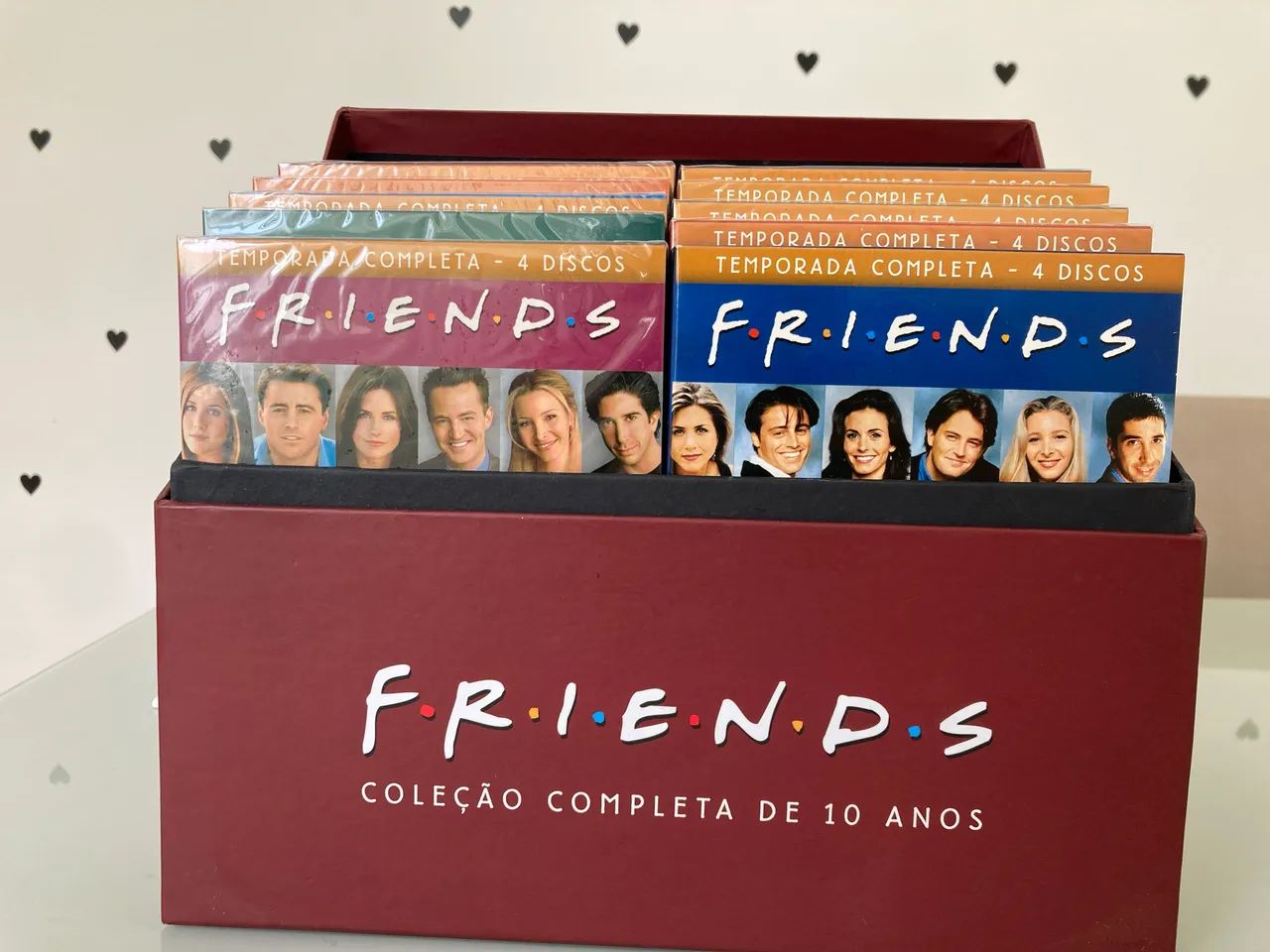 Friends - Coleção Completa de 10 Anos (DVD) - NOVO + DVD Player