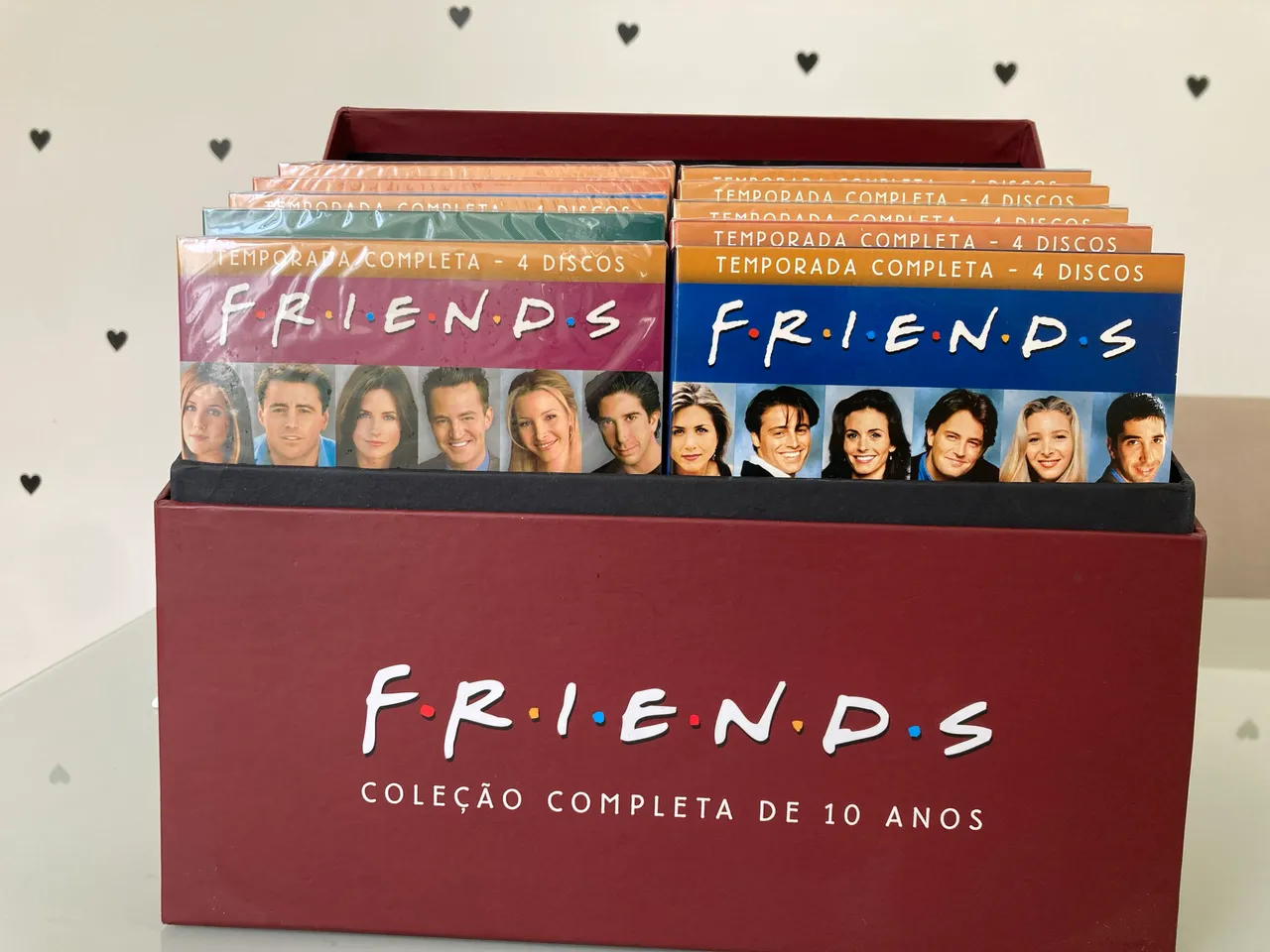 FRIENDS 完全版 DVDボックス Caixa Friends Preta, 1 A 10 Temporadas Completas [DVD] | Amazon.com.br