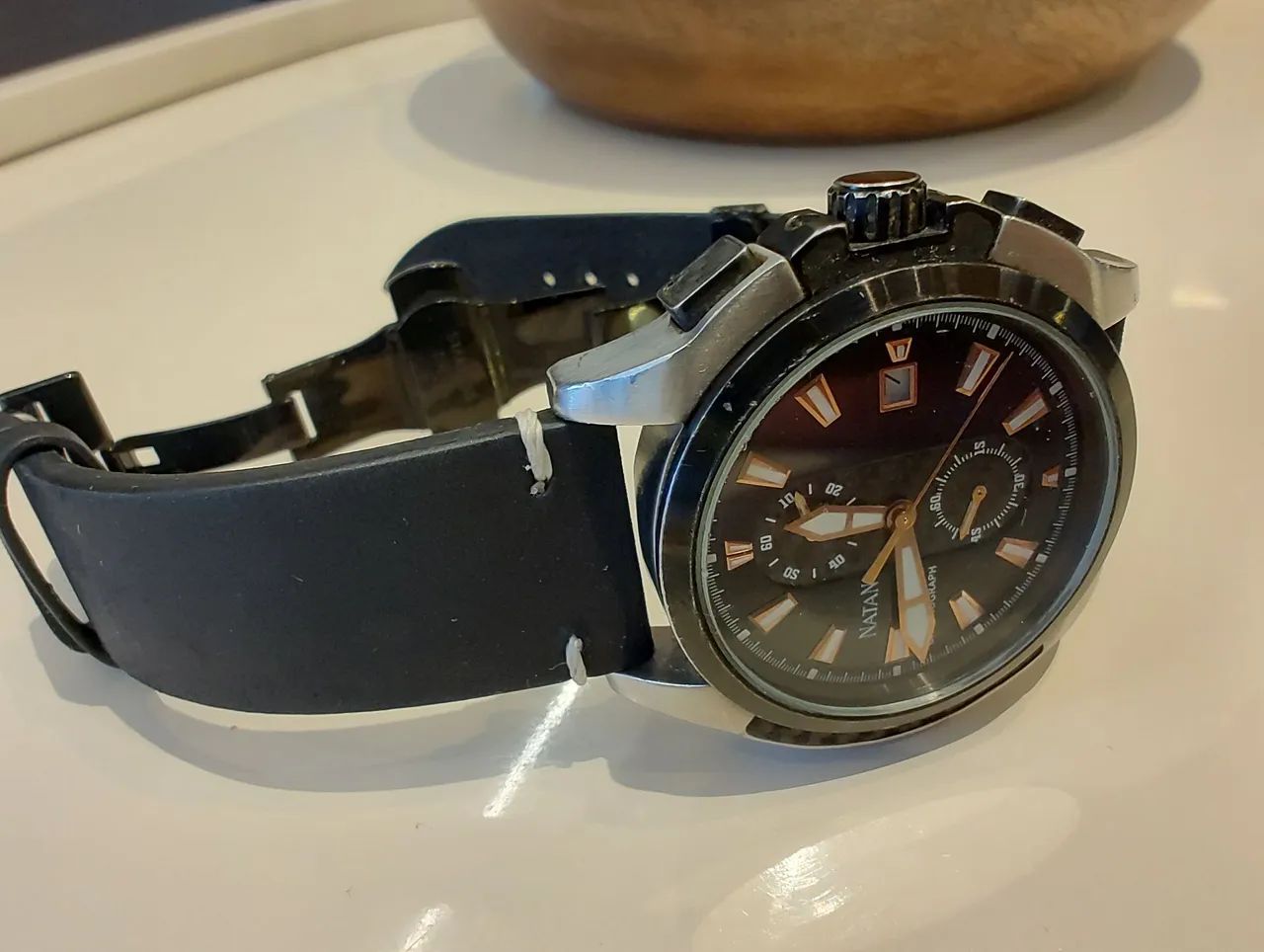 Relógio Natan chronograph .42mm - Foto 2